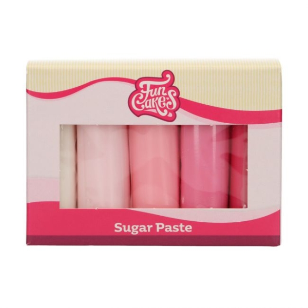 Rolled Fondant - Multipack / Pink Colours
